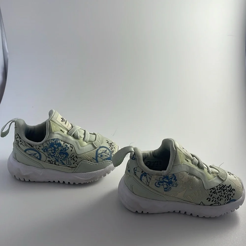 Adidas Originals X Disney Flex Trainer Baby Sneakers size 4k
